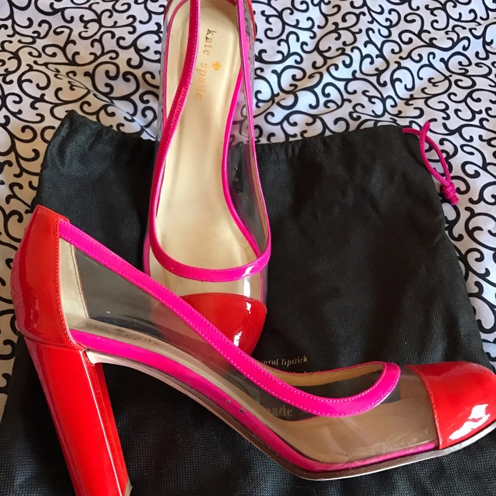 KATE SPADE ♠️ BLOCK HEEL PUMP - Picture 2 of 5